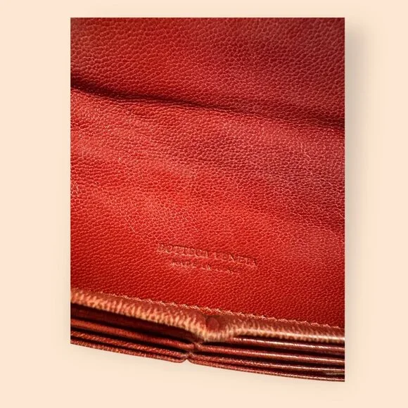 Authentic Vintage Bottega Veneta Intrecciato Leather Continental Wallet - Picture 5 of 5